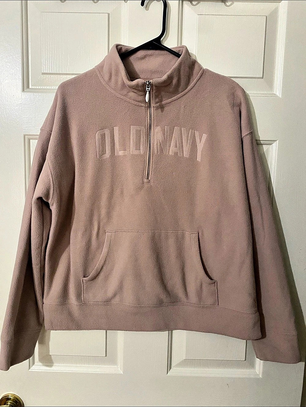 Old Navy Half-Zip Pullover in Pink Size Medium Like New